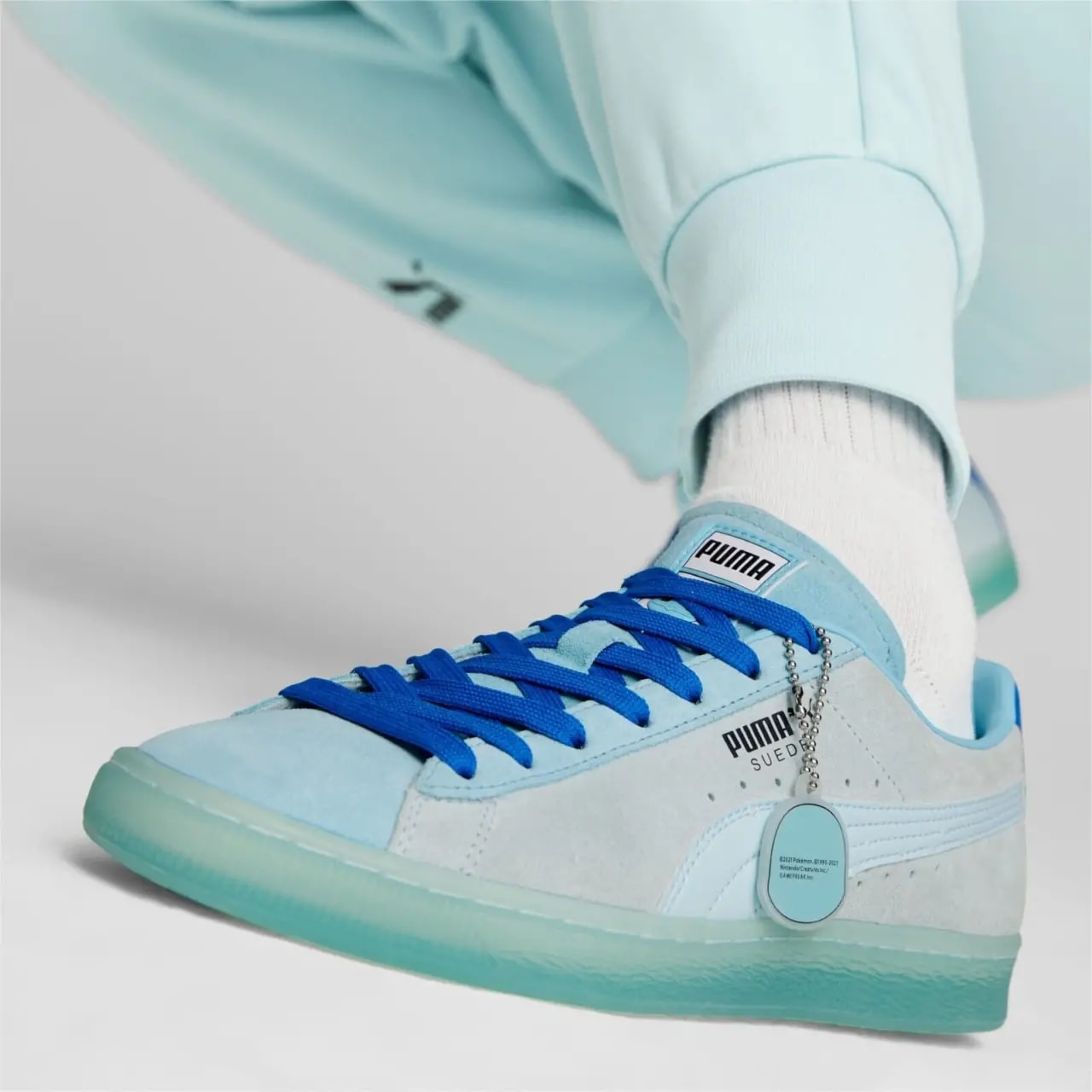 Giày Puma Suede 'Pokémon Squirtle' 387326-01 — ảnh 2