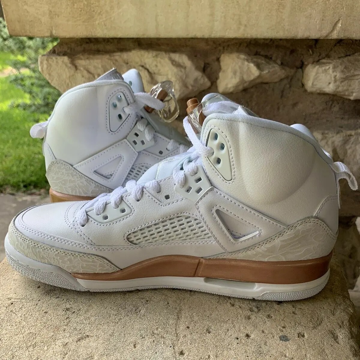 Giày Nike Jordan Spizike GS 'White Bronze' 535712-190 — ảnh 2