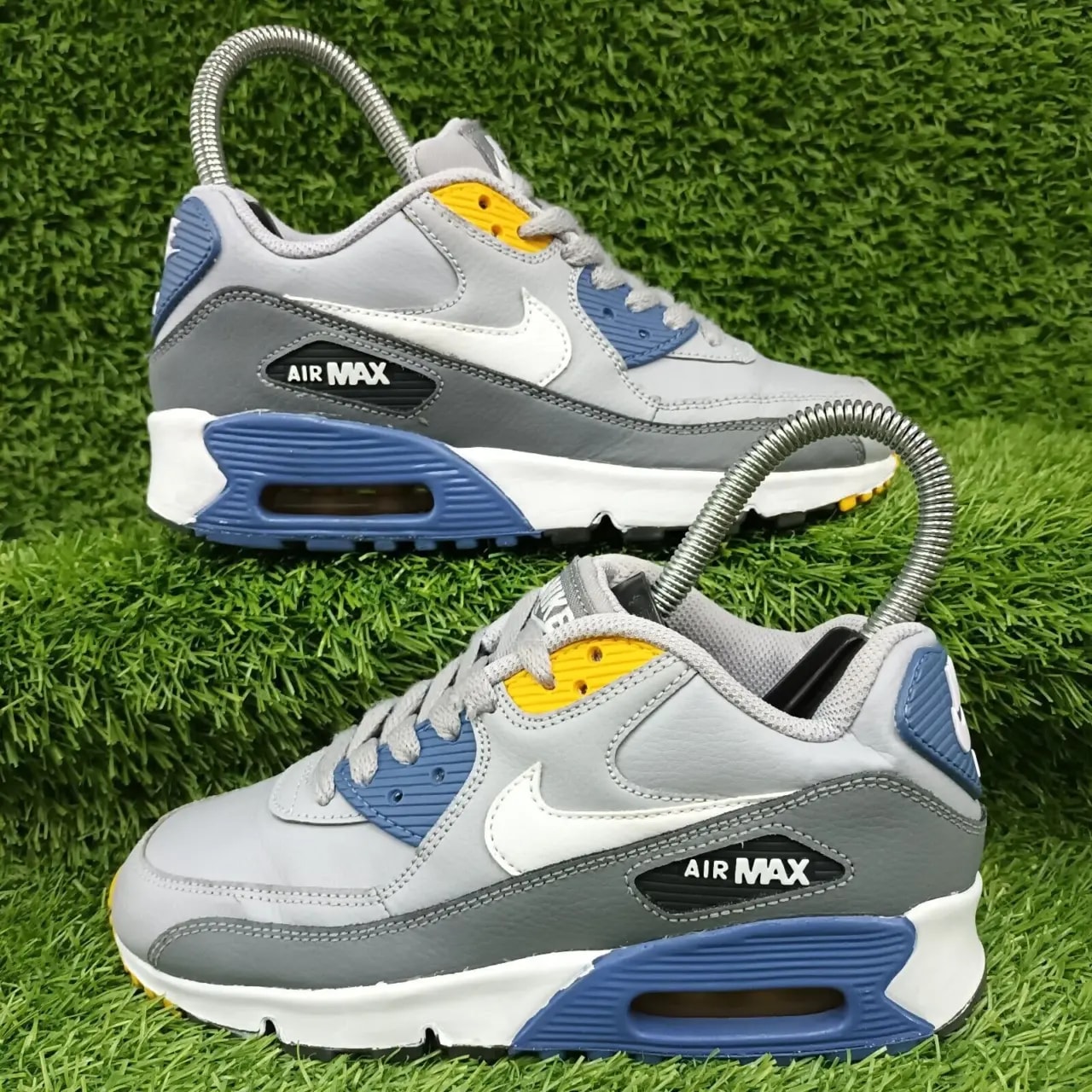 Giày Nike Air Max 90 Leather 'Woft Grey White' 833412-026 — ảnh 4