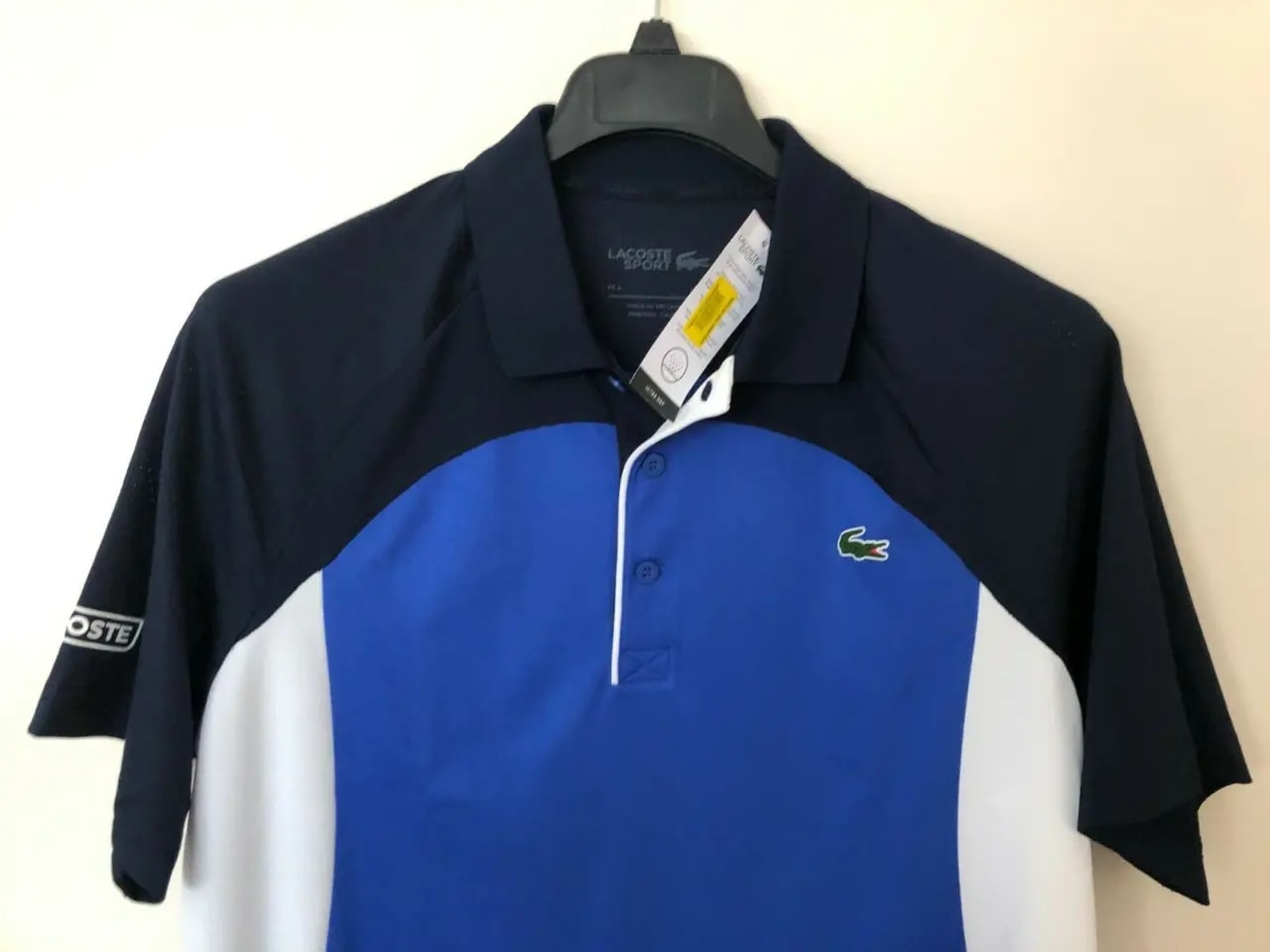 Áo Lacoste Polo SPORT Ultra Dry Pique ZIP BlackB 2020 DH4747-51-RUS — ảnh 5