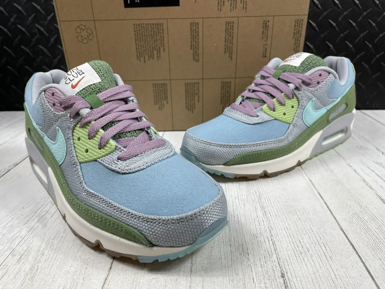 Giày Nike Air Max 90 SE 'Worn Blue Treeline' DM0036-400 — ảnh 3