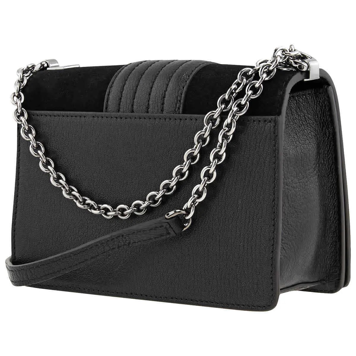 Túi Furla Mimi Mini Suede And Leather Crossbody 'Nero' 1033426 — ảnh 4