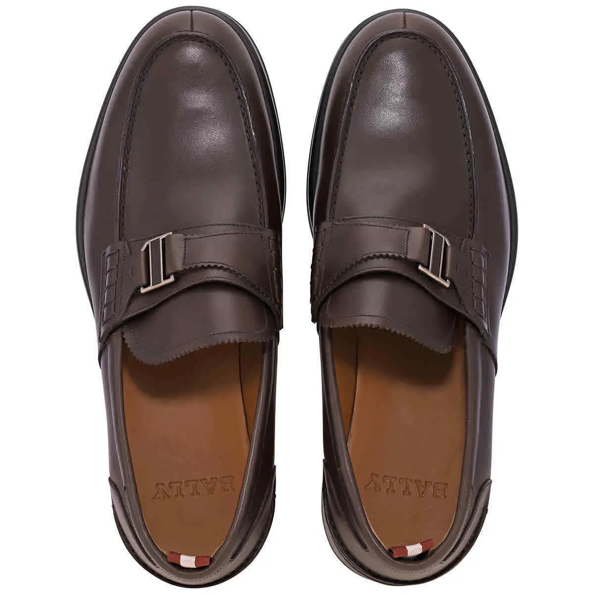 Giày Bally Moriz Leather Loafers 'Coconut' 6216919 — ảnh 3