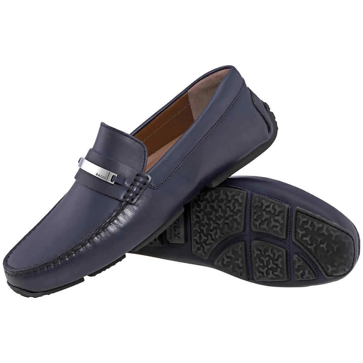 Giày Bally Pigle Leather Loafers 'Ink' 6225976 — ảnh 2