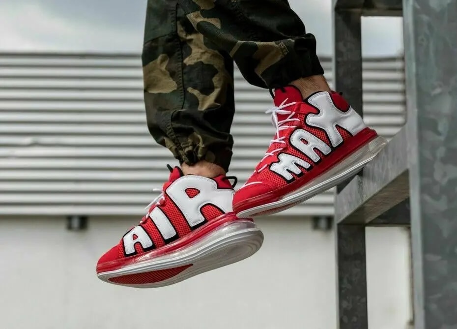 Giày Nike Air More Uptempo 720 'University Red' CJ3662-600 — ảnh 5