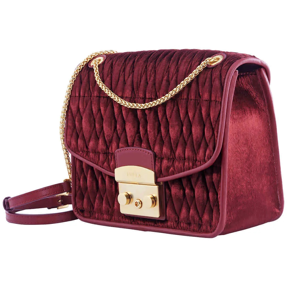 Túi Furla Velvet Metropolis Quilted Crossboy 'Rosso' BMCOBUP0N1700ZRT0 — ảnh 2