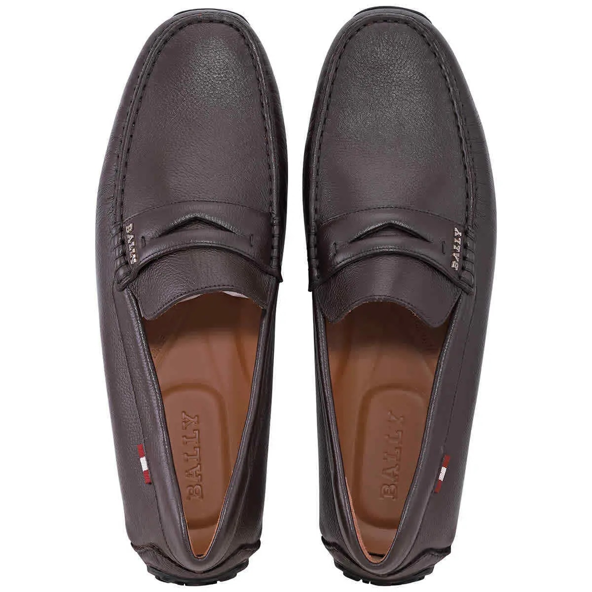 Giày Bally Pavel Calf Leather Loafers 'Brown' 6217579 — ảnh 3