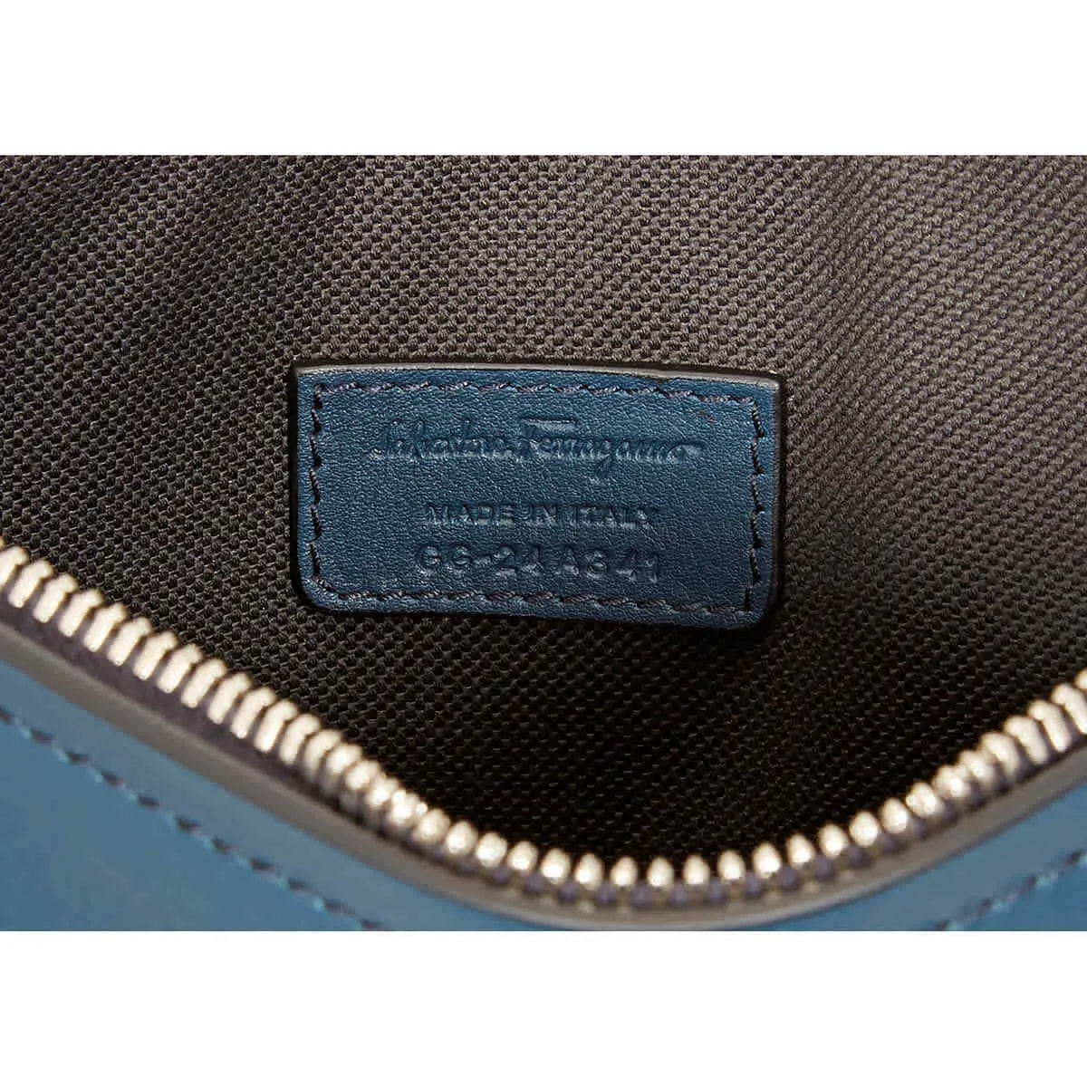 Ví Salvatore Ferragamo Firenze Logo 'Blue' 24A341-723805 — ảnh 3