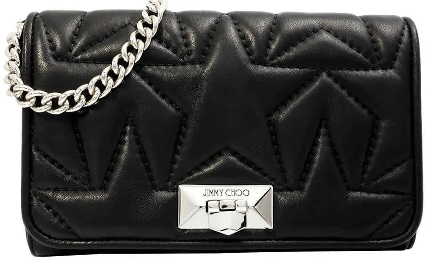 Ví Jimmy Choo Helia Quilted 'Black' 191-HELIA-CLUTCH-TMN — kich-thuoc: lien-he-order