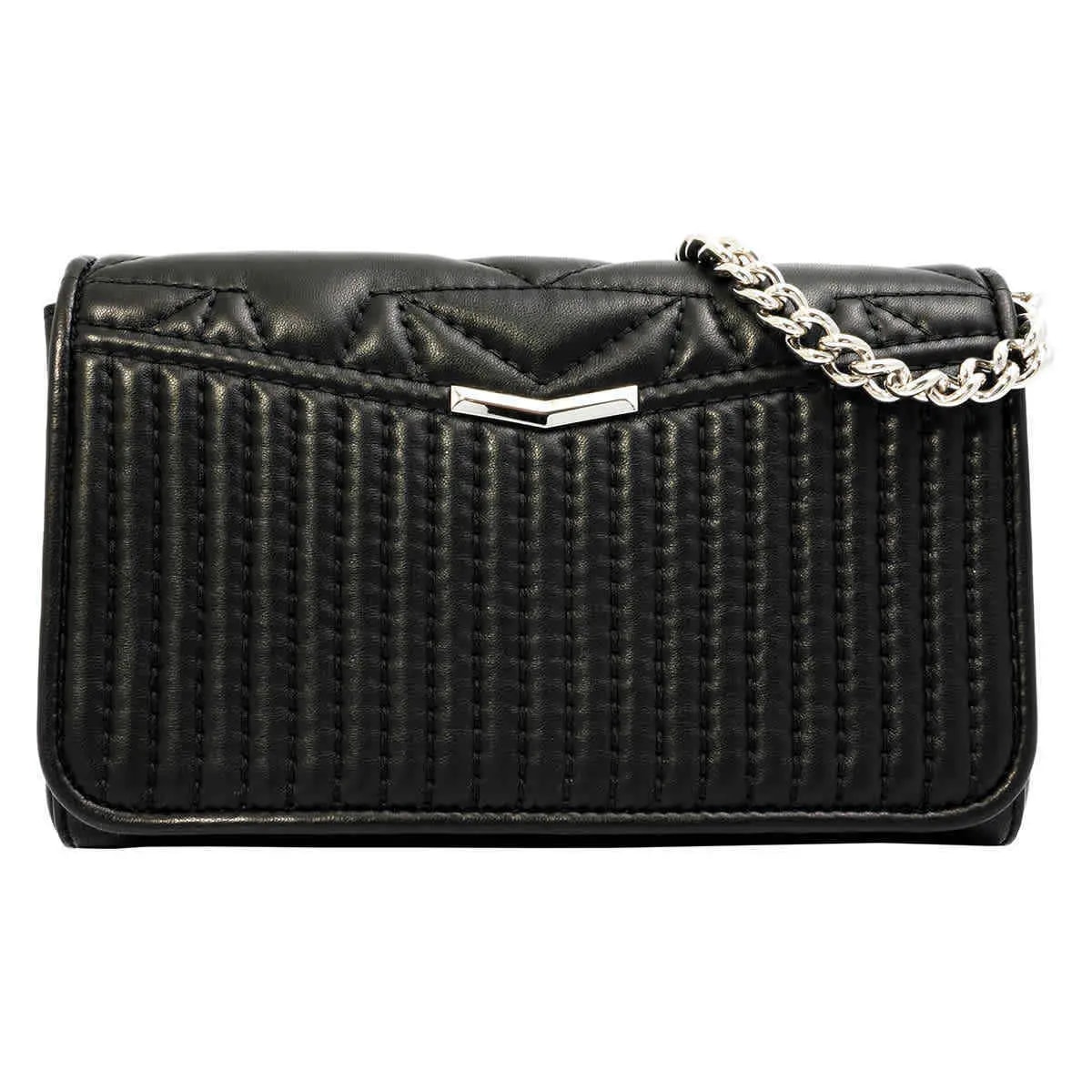 Ví Jimmy Choo Helia Quilted 'Black' 191-HELIA-CLUTCH-TMN — ảnh 4