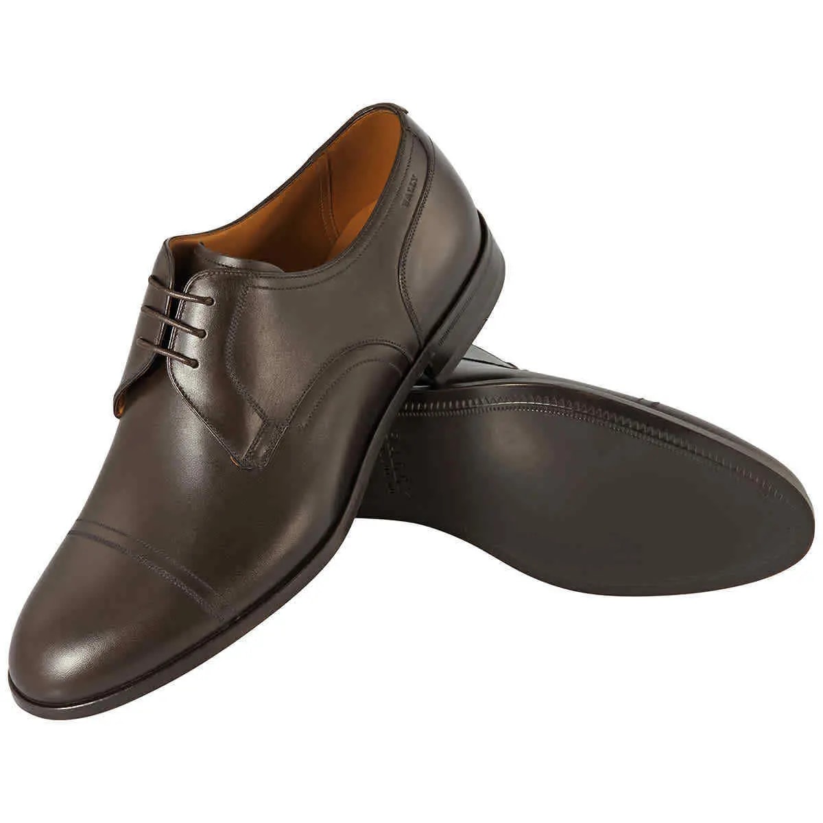 Giày Bally Brustel Cap Toe Leather Lace-up Derby 'Coffee' 6211825 — ảnh 2