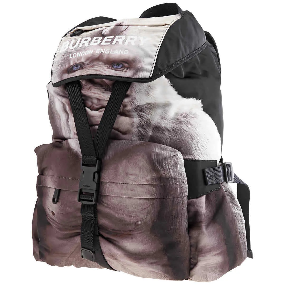 Balo Burberry Wilfin Ape Print Backpack 'Black' 8011325 — ảnh 5