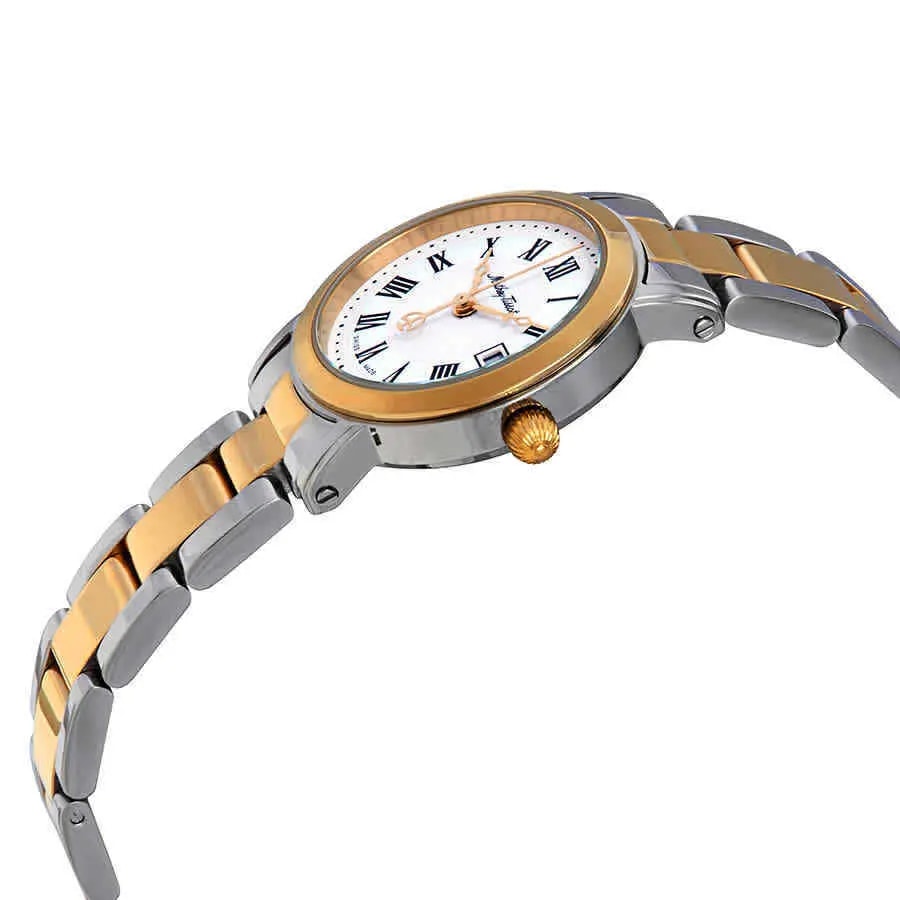 Đồng Hồ Mathey Tissot City 'Silver Gold' D31186MBR — ảnh 2