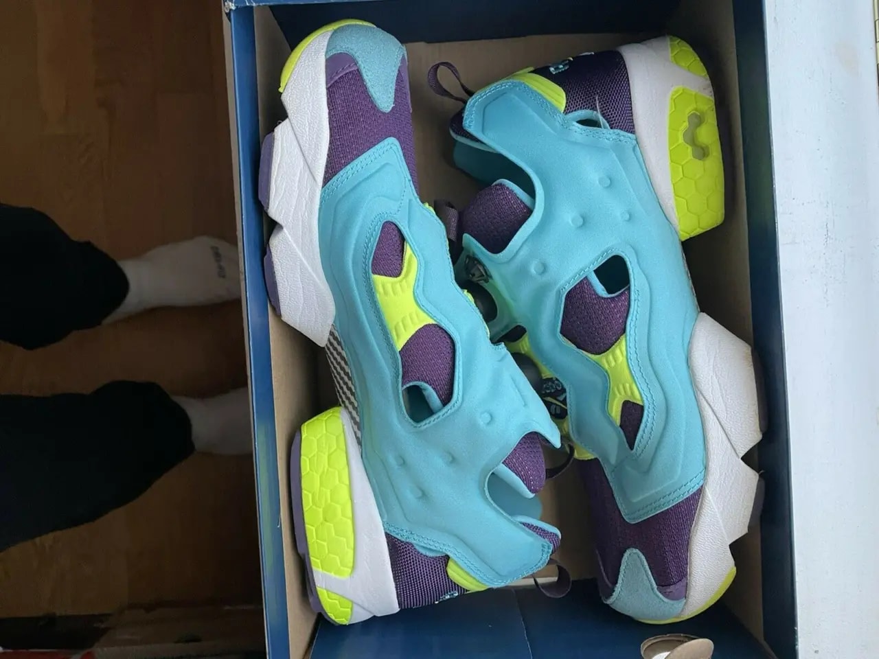 Giày Reebok Insta Pump Fury OG Blue M46892 — ảnh 5