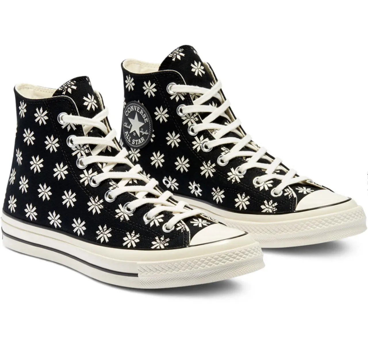 Giày Converse Chuck 70 High 'Holiday Sweater Black' 169534C — ảnh 3