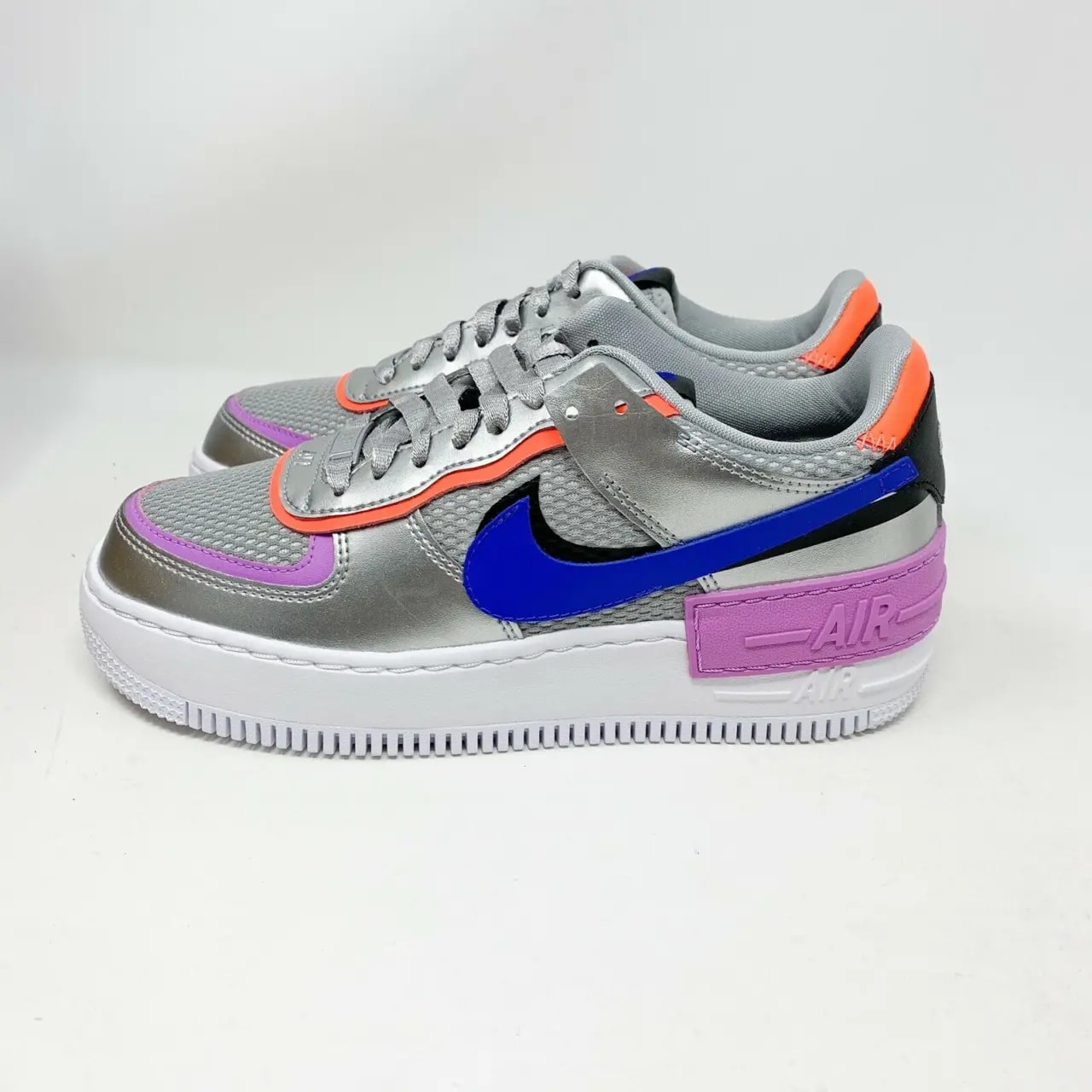 Giày Nike Wmns Air Force 1 Shadow 'Metallic Silver' CW6030-001 — ảnh 3
