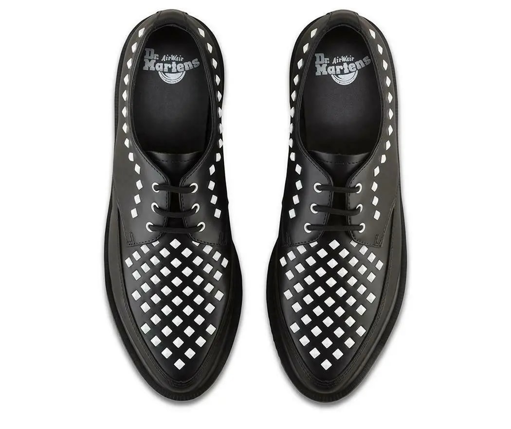 Giày Dr. Martens Willis Stud Black Smooth Leather 23479001 — ảnh 2