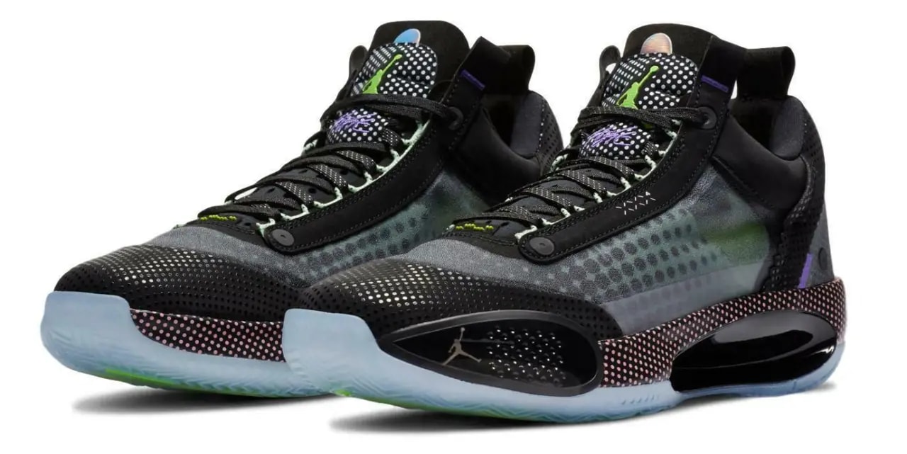 Giày Air Jordan 34 GS 'Halftone Dots' BQ3384-013 — ảnh 2