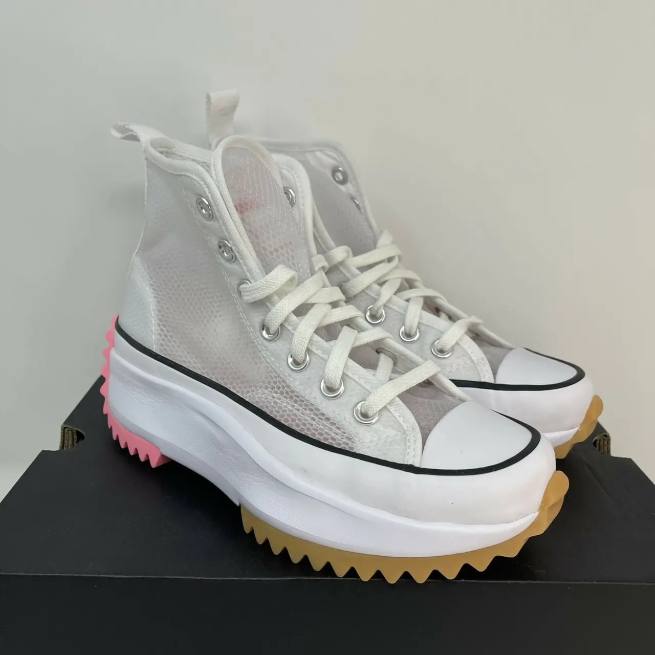 Giày Converse Run Star Hike High 'Concrete Heat White' 167851C — ảnh 2