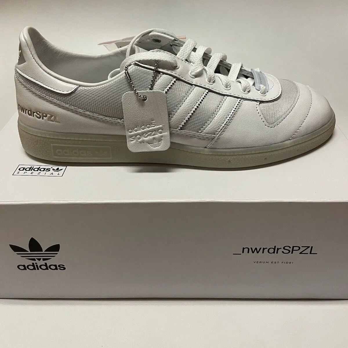Giày Adidas Wilsy SPZL x New Order 'White Grey' FX1056 — ảnh 5