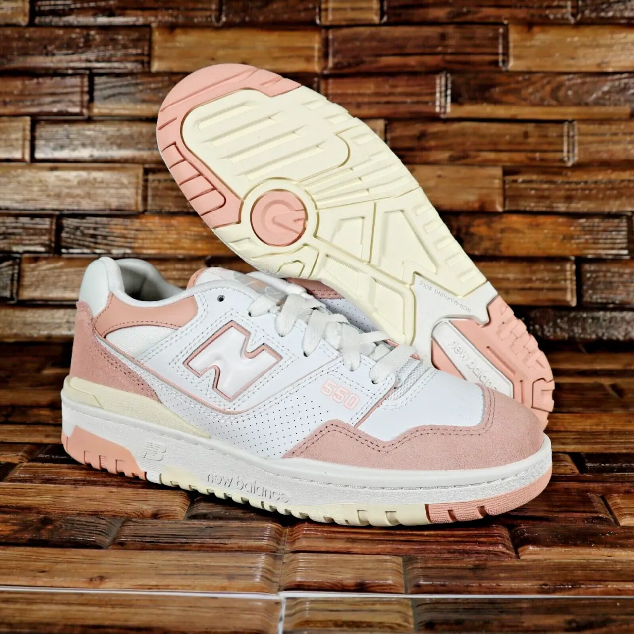 Giày New Balance 550 'Pink Sand Sea Salt' BBW550CD — ảnh 4