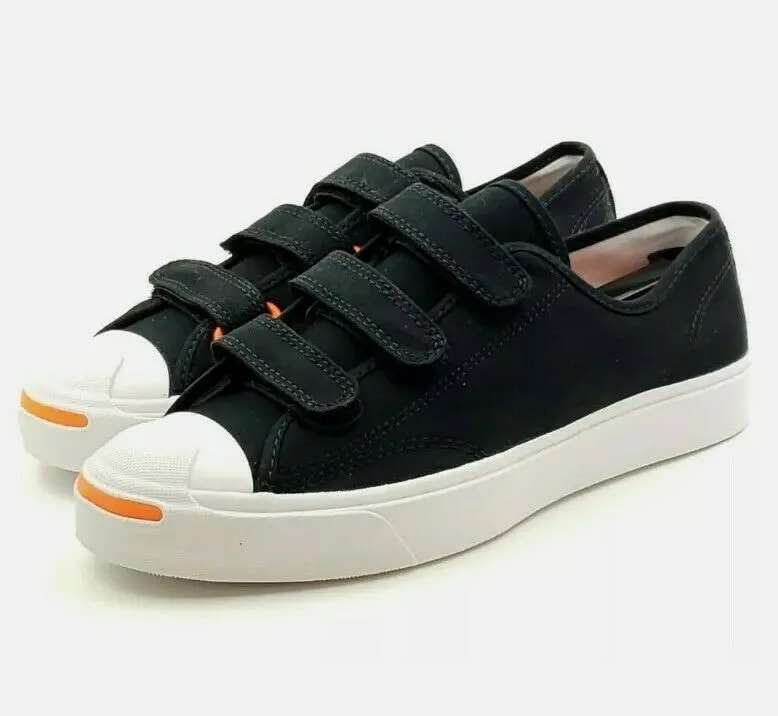 Giày Converse Jack Purcell 3V 'Black Orange' 168136C — ảnh 2