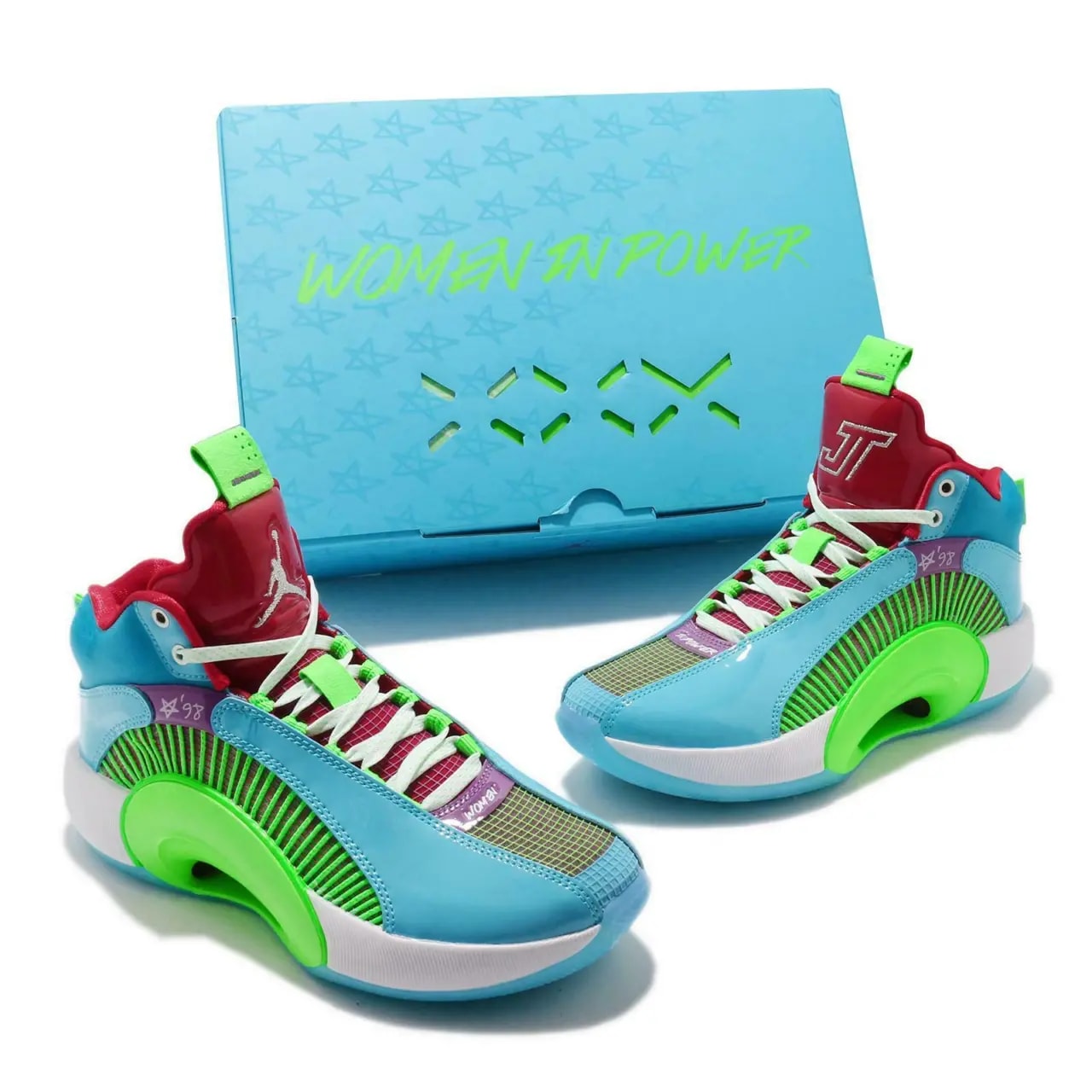 Giày Nike Jayson Tatum x Air Jordan 35 PF GS 'Greatest Gift' DJ9884-400 — ảnh 2