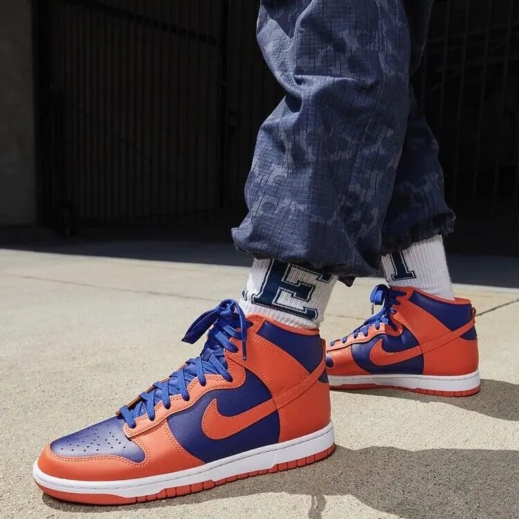 Giày Nike Dunk High Retro 'Knicks' DD1399-800 — ảnh 3