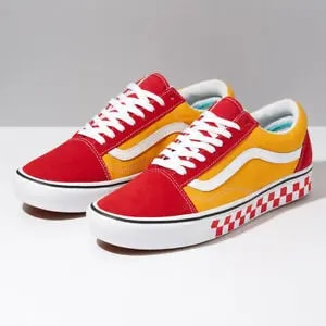 Giày Vans ComfyCush Old Skool 'Tape Mix Red Cadmium' VN0A3WMAWX4 — ảnh 4