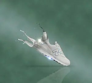 Giày New Balance Wmns 574 'White Iridescent' WL574CLD — ảnh 3