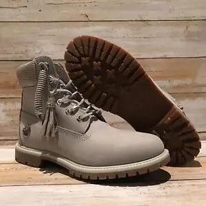 Giày Timberland Wmns 6-Inch Premium Waterproof Light Grey A1UWF — — ảnh 4