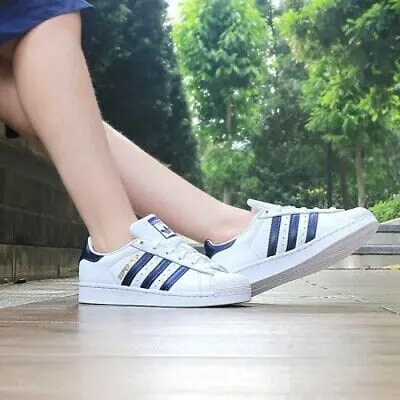 Giày Adidas Superstar 'White Royal' B41996 — ảnh 4
