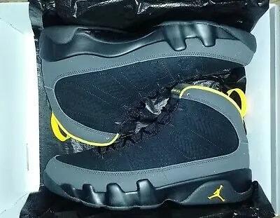 Giày Nike Air Jordan 9 Retro 'Dark Charcoal University Gold' CT8019-070 — ảnh 3
