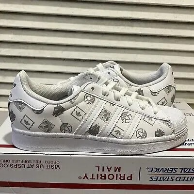 Giày Adidas Superstar 'White Logo Print' GX8413 — ảnh 5