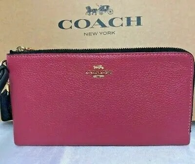 Ví Coach Large Wristlet Rouge Gold 73044 — ảnh 3