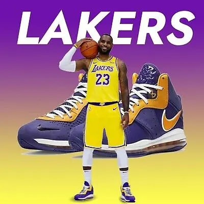 Giày Nike LeBron 8 'Lakers' DC8380-500 — ảnh 4