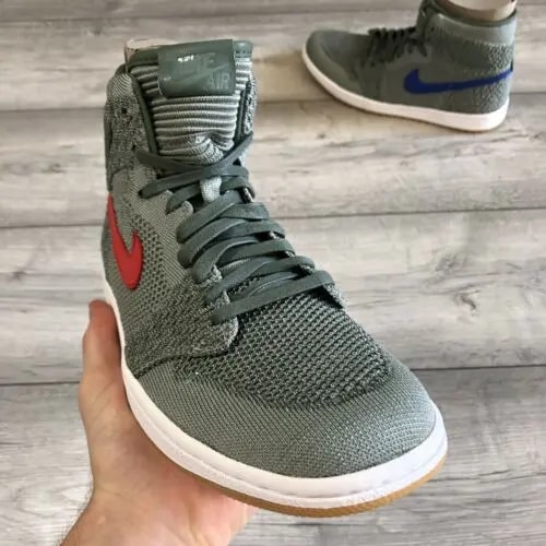Giày Nike Air Jordan 1 High Flyknit 'Clay Green' 919704-333 — ảnh 4