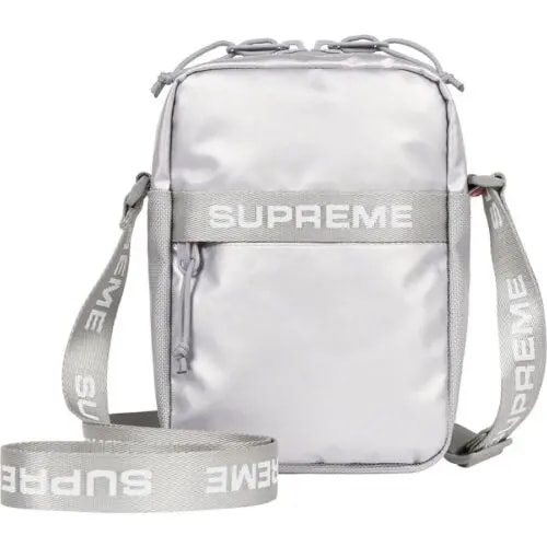 Túi Supreme Shoulder Bag 'Silver' — kich-thuoc: 1-size