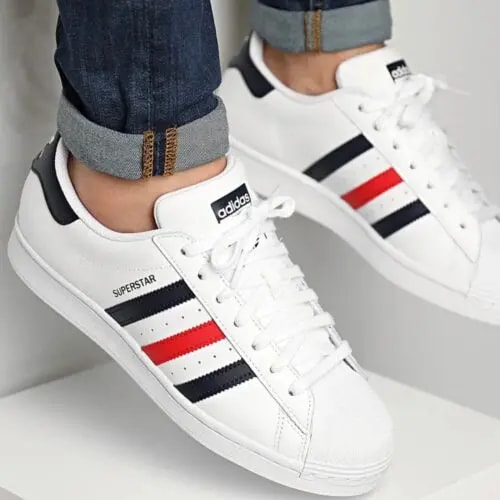 Giày Adidas Superstar 'White Scarlet' FX2328 — ảnh 4