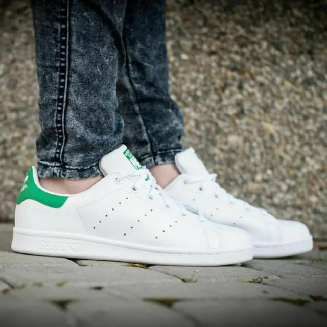 Giày Adidas Stan Smith J 'White' M20605 — ảnh 2