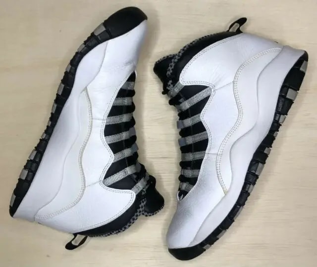 Giày Nike Air Jordan 10 Retro 'Steel' 2013 310805-103 — ảnh 5