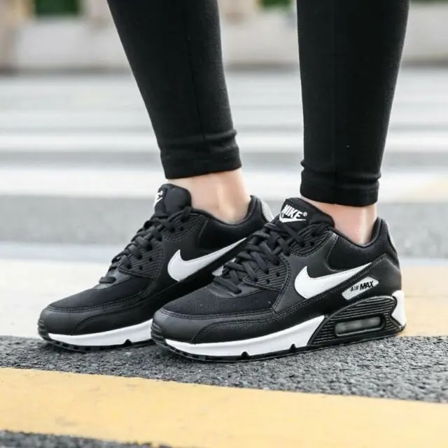 Giày Nike Wmns Air Max 90 'Black' 325213-047 — ảnh 3