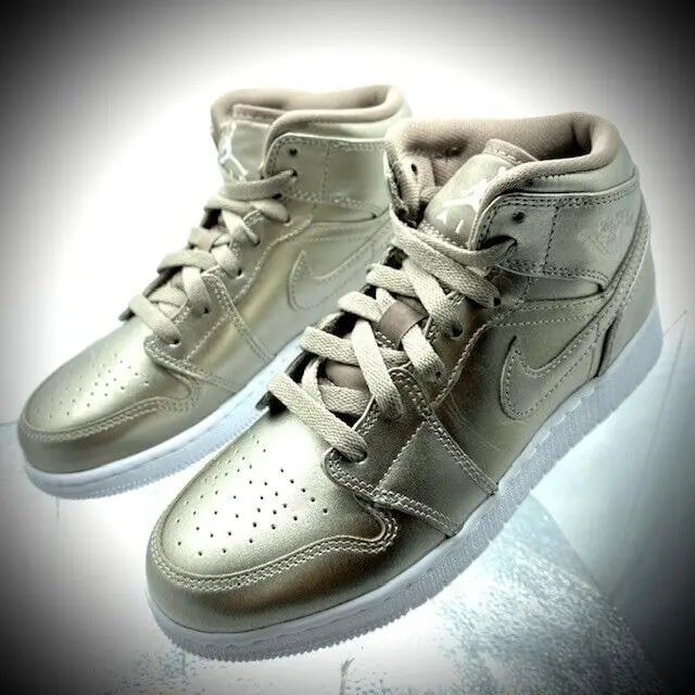 Giày Nike Air Jordan 1 Mid SE GS 'Sepia Stone' AV5174-200 — ảnh 3