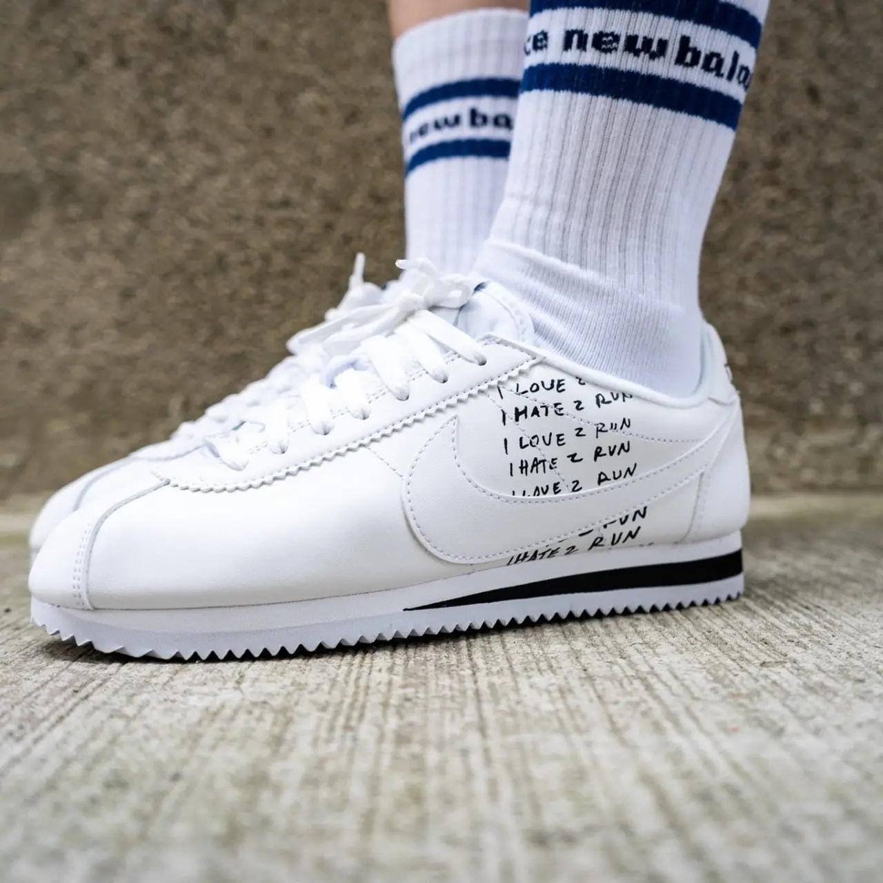 Giày Nike Nathan Bell x Classic Cortez 'White' BV8165-100 — ảnh 5