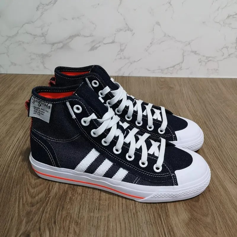 Giày Adidas Nizza Hi RF 'Navy Denim White' H67835 — ảnh 3