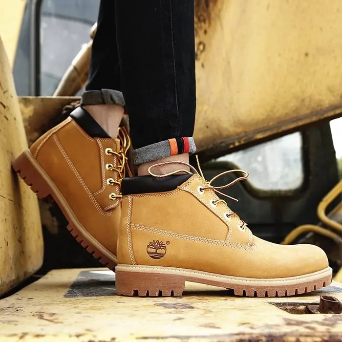 Giày Timberland Wmns Waterproof Wheat Yellow 23399 — ảnh 3