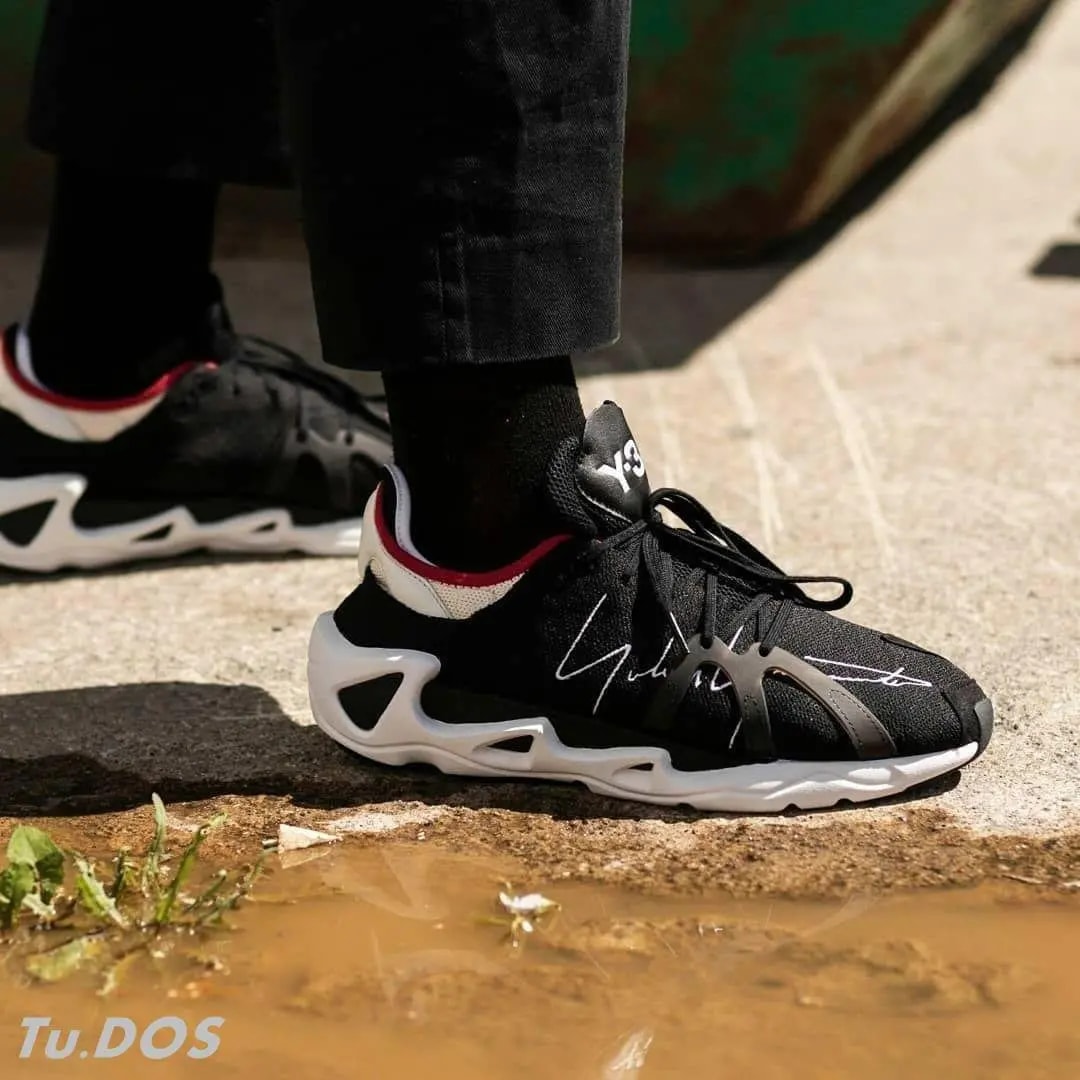Giày Adidas Y-3 FYW S-97 'Black Scarlet' EF2627 — ảnh 4