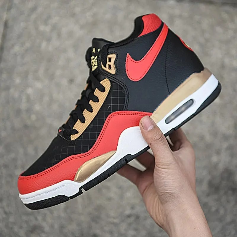 Giày Nike Flight Legacy Black Red Gold DD8493-091 — ảnh 3