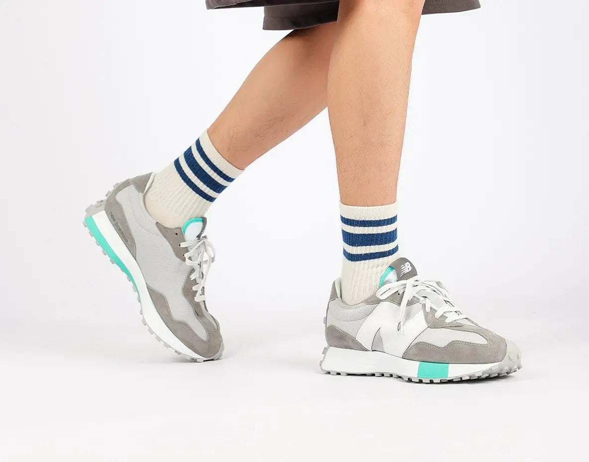 Giày New Balance Niko x 327 'Grey Blue' MS327RJ1 — ảnh 4