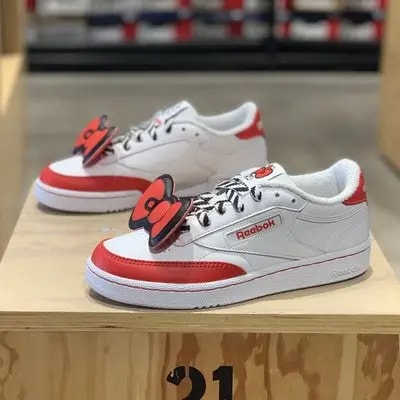 Giày Reebok Sanrio x Club C 85 'Hello Kitty' EH3051 — ảnh 3